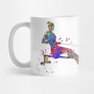 Rowing woman Mug